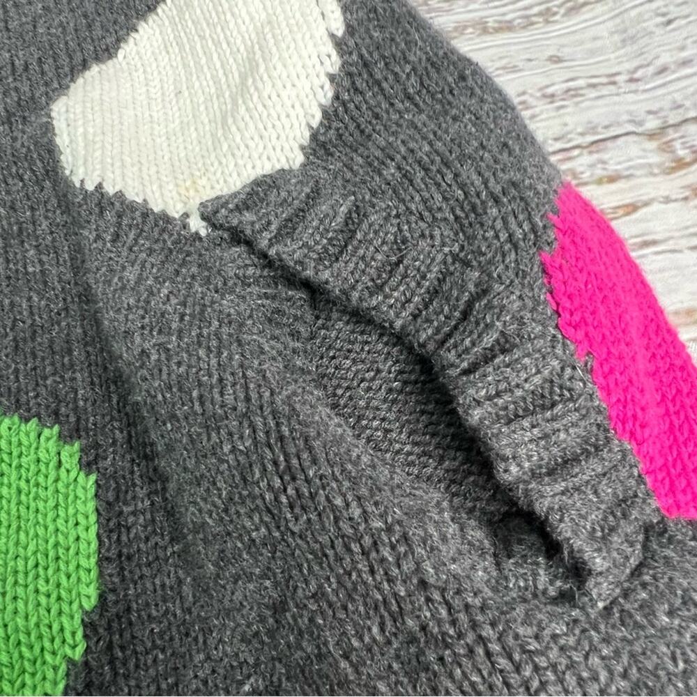 Gymboree Girls XS Polka Dot Turtleneck Poncho Sweater Cotton 2010 Merry & Bright - Picture 4 of 9